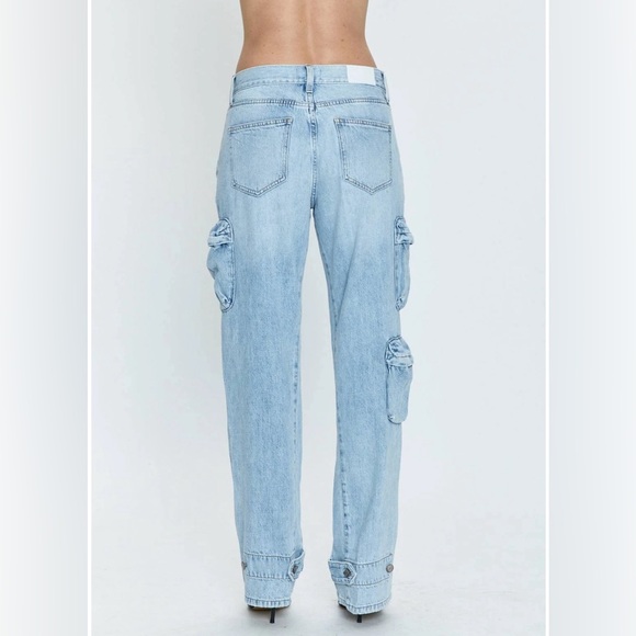 Pistola Bobbie Utility Cargo Jeans.Size 26, fits like a 27/28, perfect condition - Picture 3 of 9